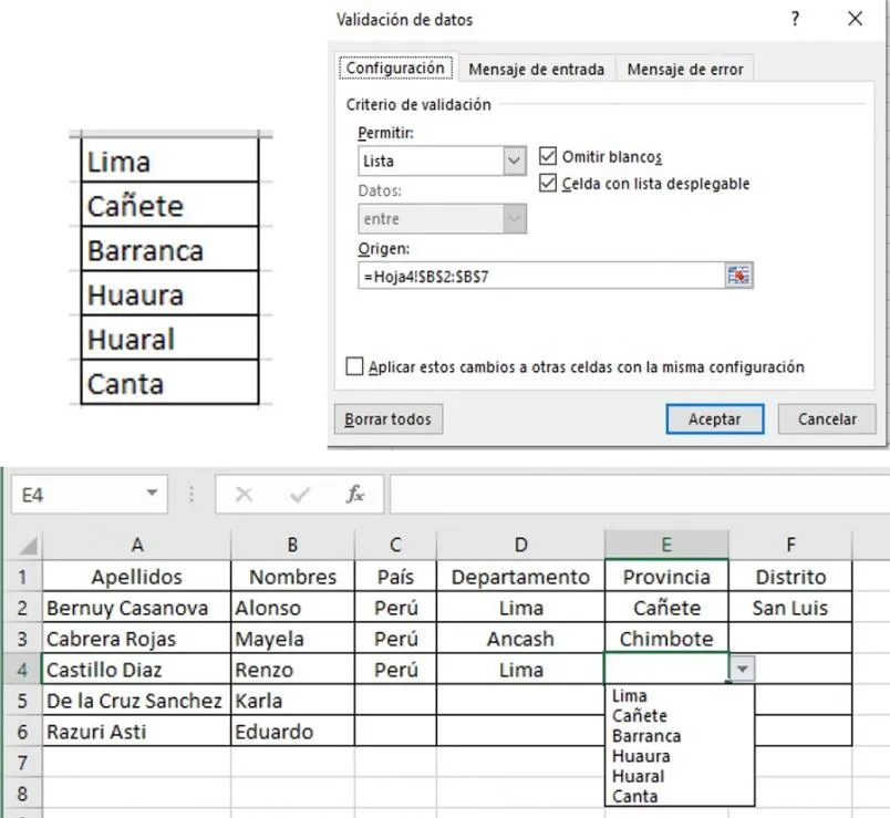 trucos en excel