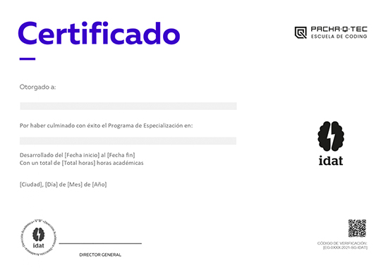 Certificado Pachaqtec